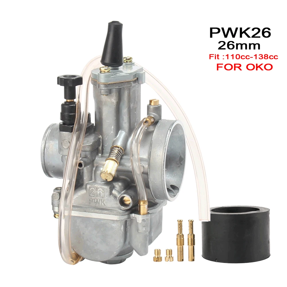 PWK OKO 21 24 26 28 30 32 34mm Carb Universal 4 Stroke & 2 Stroke Performance Racing Carburetor fit for all Motorcycle Engines