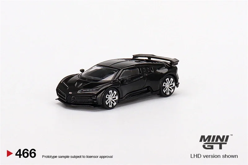 

MINI GT 1:64 Bugatti Centodieci Black LHD Diecast Model Car