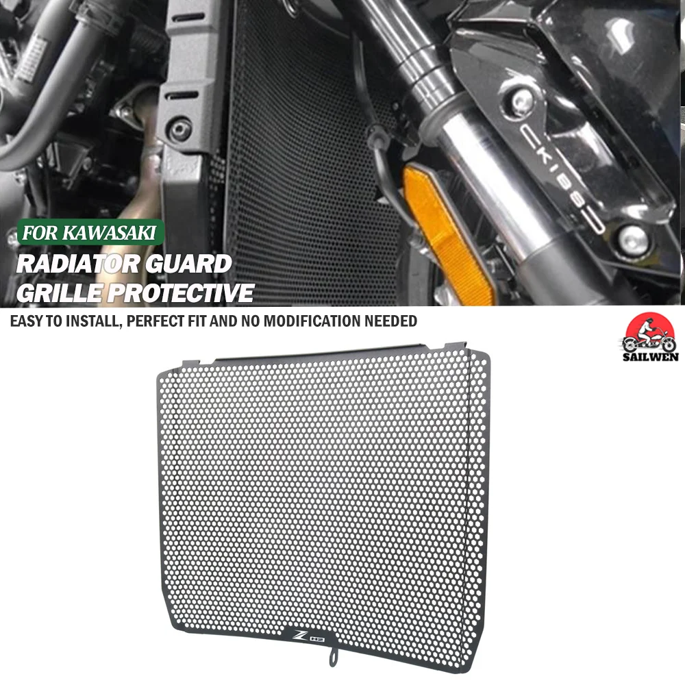 

Motorcycle Radiator Grille Cover Guard Protection Protetor For ZH2 Z H2 H2SX Ninja H2 R H2R SX SE
