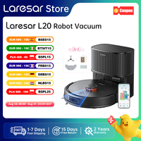Laresar L20 Robot Vacuum Cleaner 5000Pa Smart LDS Navigation Self-emptying Station APP Control Home Floor Mopping Carpet Clean
