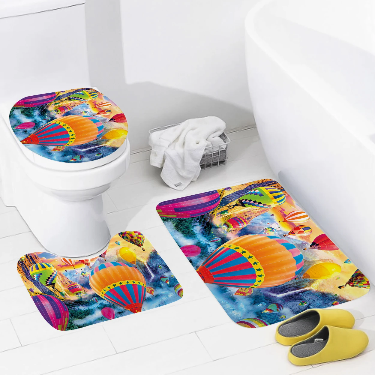 home bathroom floor mats Colorful animals Bath Foot mat modern bathroom accessories rug Toilet mat Bathtub anti-slip carpet