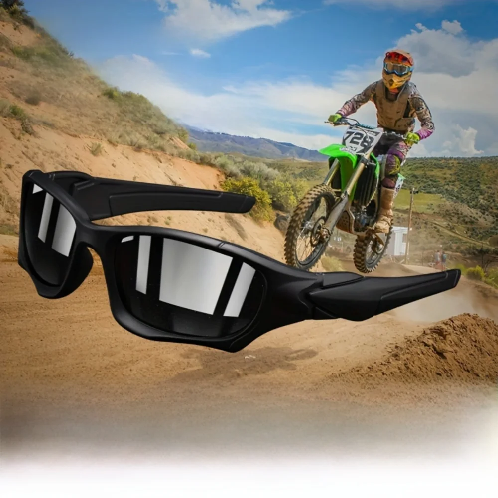 UV400 보호 편광 선글라스 빈티지 스타일 럭셔리 스포츠 선글라스 방풍 디자인 사이클링 안경 남여