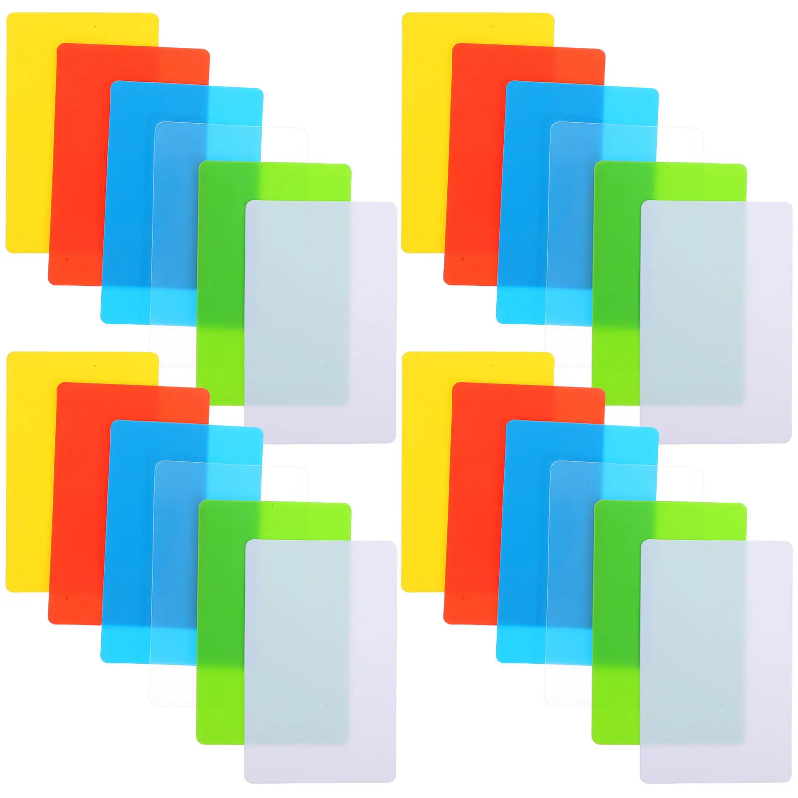 72 Cartões Plásticos em Branco Foscos à Prova d'Água para Impressão Dupla Face, Crachá de Identificação Empresarial, DIY, Jogo de Cartas .4x2.1 polegadas
