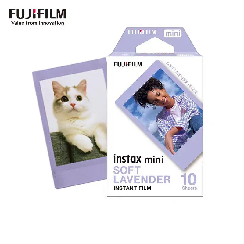 10 Sheets Fujifilm Instax Mini Film For Fuji Instant Camera Mini 12 LiPlay 11 9 8 7s 90 LINK Edge Color Instax Film Photo Paper - 5
