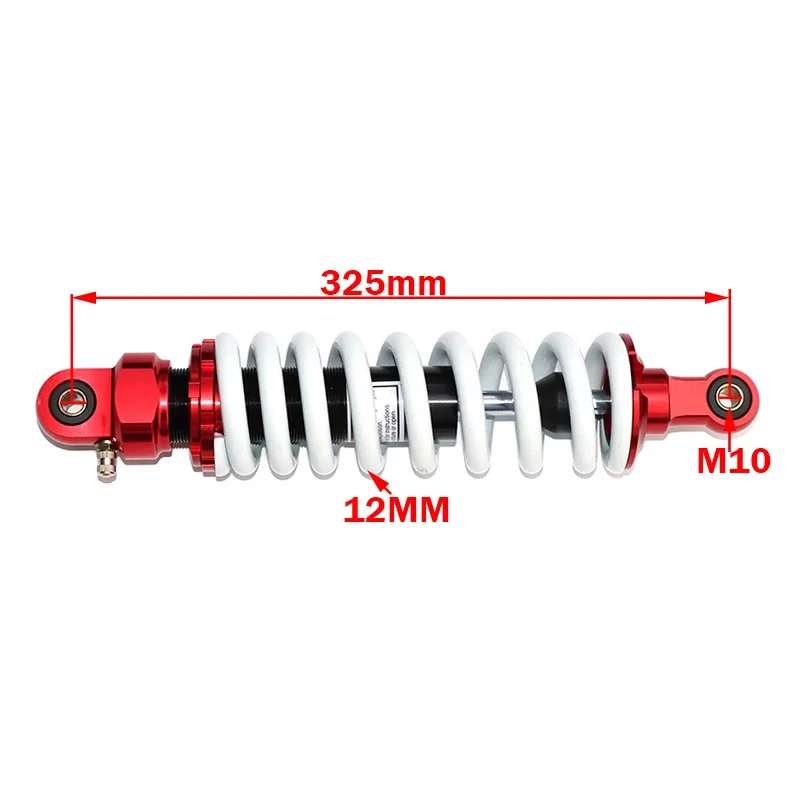 325mm rear shock absorber, suitable for Chinese off-road motorcycle shock absorber, adjustable damping