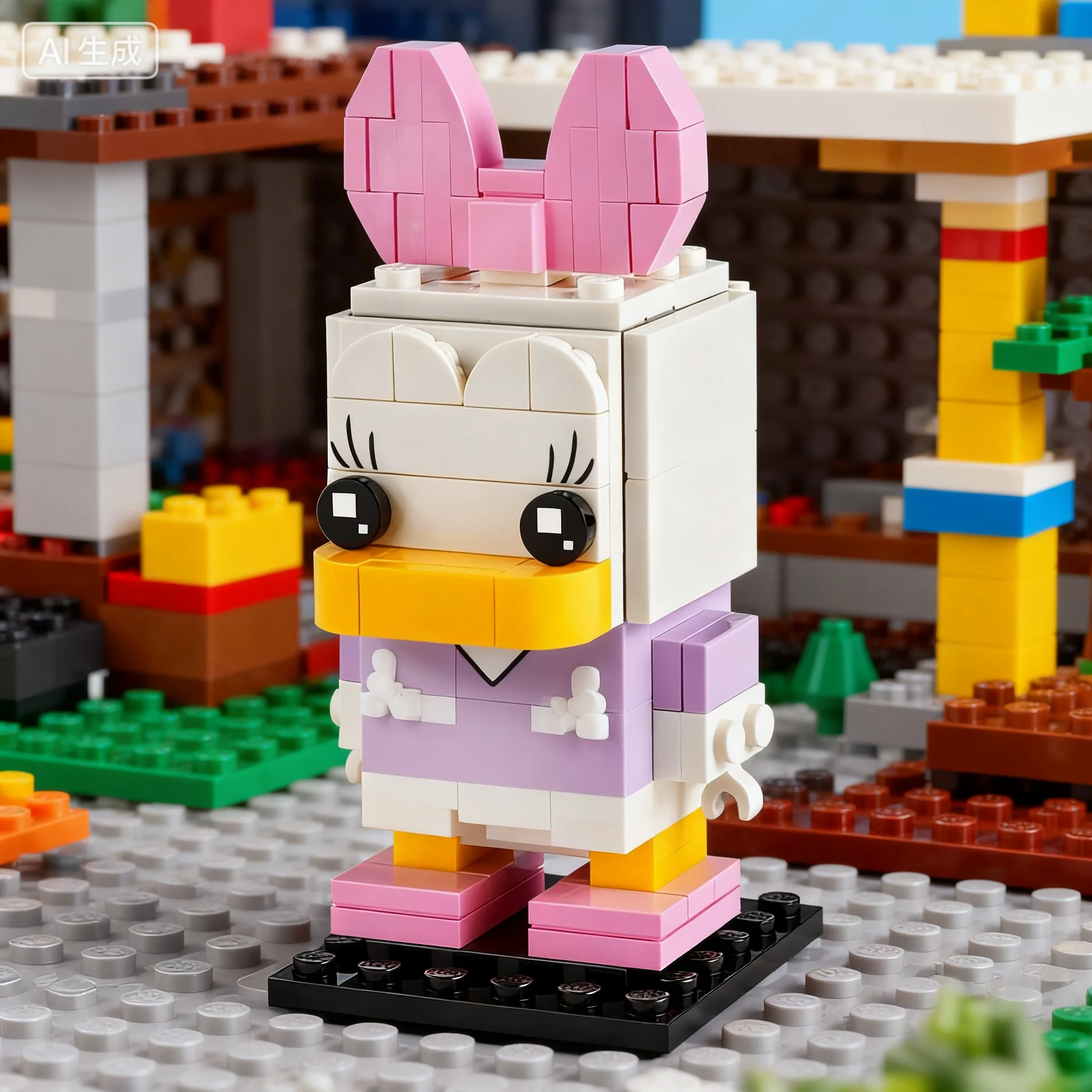 ليغو كتلة Fangtouzi سلسلة 40476 ديزي Fangtouzi الفتيان والفتيات لغز اللبنات لعبة هدية عيد ميلاد #2