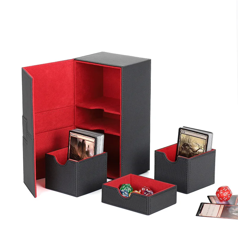 

# %240 + коробка для колоды карт Yugioh TCG, органайзер для хранения, держатель для колоды Commander, портативный чехол для коллекционных карточек для игровых карт