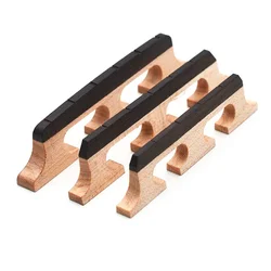 Maple And Ebony 3 Footed Banjo Bridge For 4 5 6-String Banjos Parts Replacement High Quality Musical Instrument Accessories