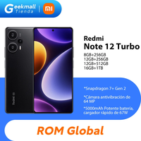 Global ROM Xiaomi Redmi Note 12 Turbo 5G 120Hz OLED Display Snapdragon 7+ Gen 2 64MP Main Camera 67W Charging 5000mAh