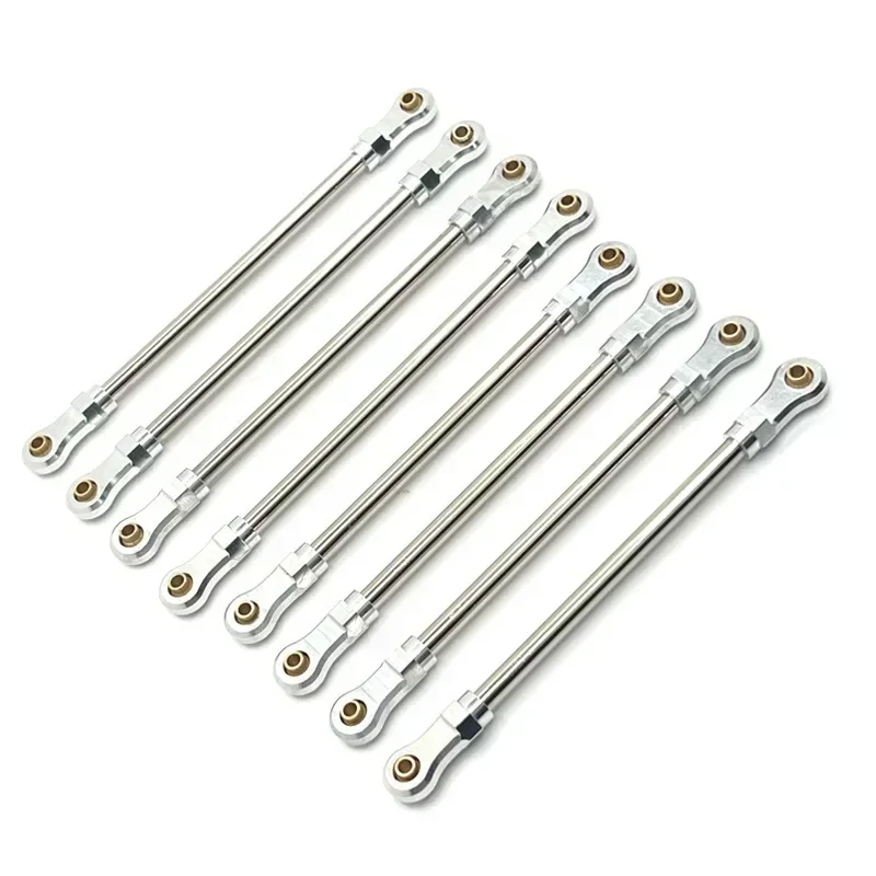 

YIKONG YK4106 YK4107 8 шт., металлическая тяга, тяга, тяга, 1/10, радиоуправляемый гусеничный автомобиль, обновленные детали, аксессуары