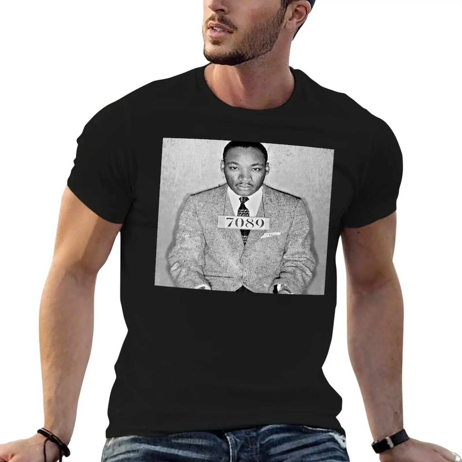 

MLK 1963 cotton T-Shirt men t man shirts casual for Mugshot shirt man t