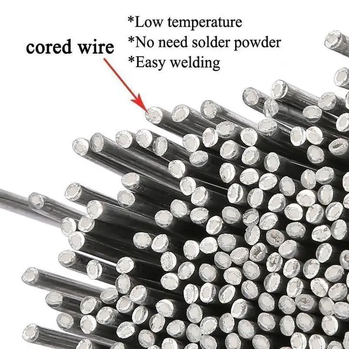 銅とアルミフラックス溶接棒、芯ワイヤー、鋼アルミはんだツール、溶接フラックス溶接棒、芯ワイヤーハンドツール