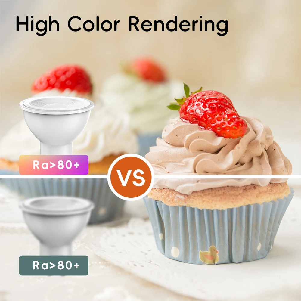 GU10 WiFi/Ble مصباح ليد لمبة RGB CWWW الأضواء Led لمبات الذكية Led مصباح العمل مع أليكسا صدى محور جوجل ياندكس Smartthings