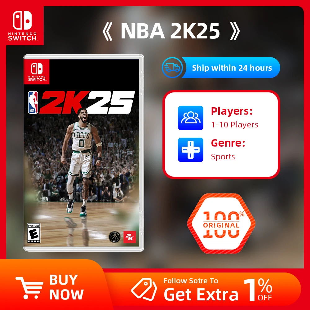 NBA 2K25 - Nintendo Switch Game Deals Original Physical Game Card  for Nintendo Switch OLED Lite