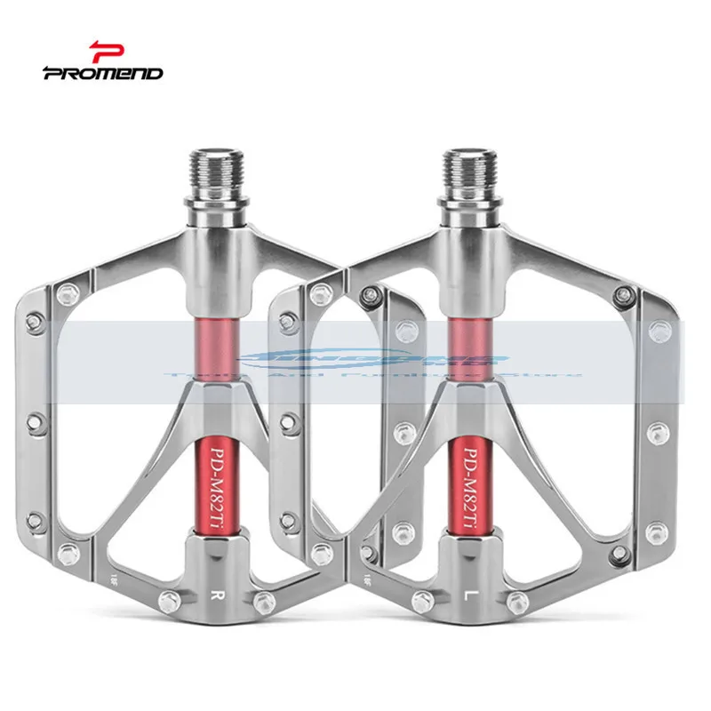 

Promended Mountain Bike Titanium Bearing Foot Pedals Lightweight Large Tread Peilin Cycling Pedals