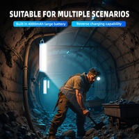 LED Rechargeable Lamp Tube USB 5V Emergency Light Camping Magnetic Portable Lightinging Night Market Outdoor Vehicle Hard Strip