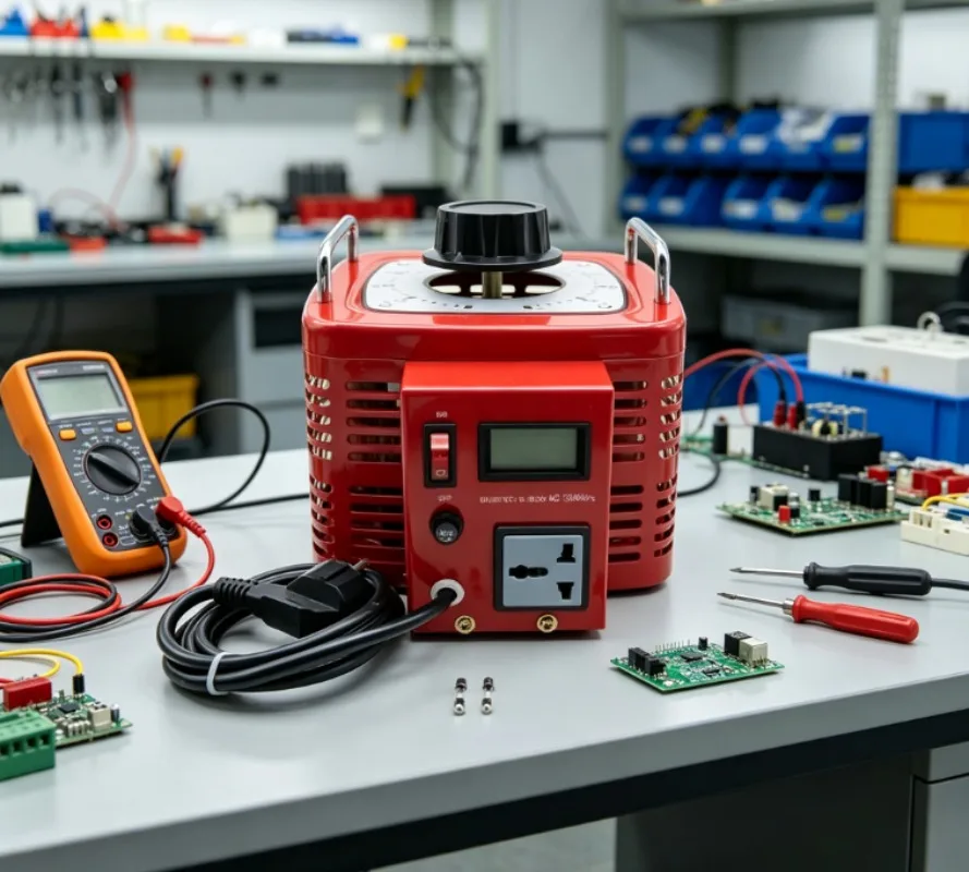 500W 0.5KW Single‑Phase Variac Variable Transformer, 220V Input 0‑300V AC Adjustable Voltage Regulator Regulating Power Supply