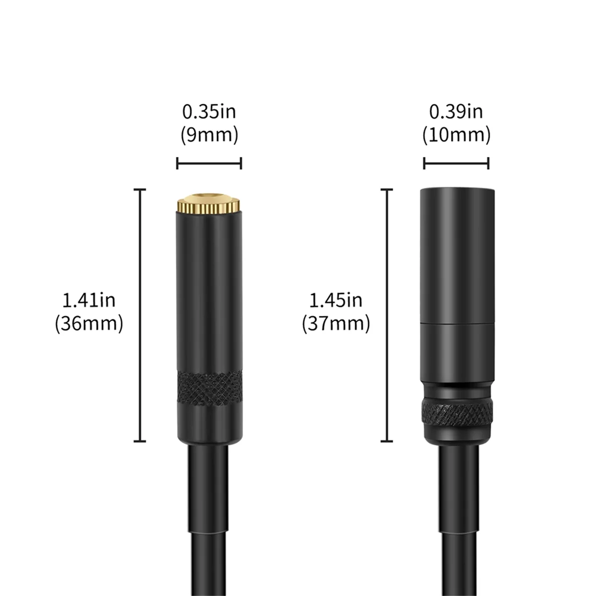 Nuevo Cable adaptador convertidor de Audio Mini XLR macho a 1/8 TRS hembra para cámaras, micrófonos inalámbricos