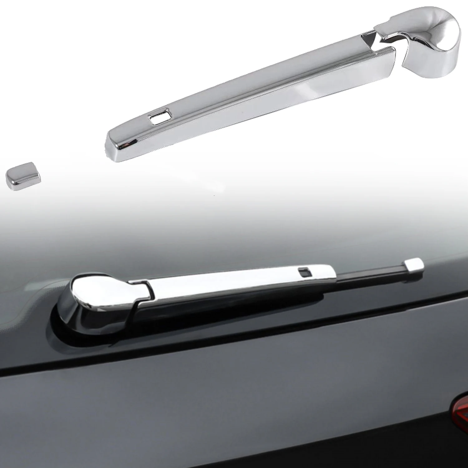 

For VW Volkswagen Golf Mk8 2020-2025 Car Accessories ABS Rear Window Wiper Cover Trim 3pcs