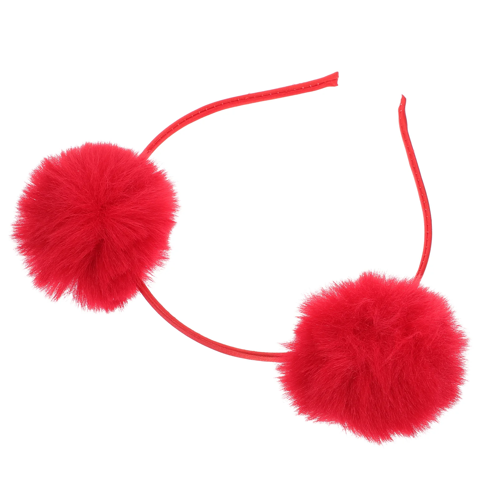 Bandeau en fourrure oreilles de chat rouge moelleux, bandes de cheveux de fête de carnaval, accessoires de Cosplay, cadeau d'anniversaire et de vacances