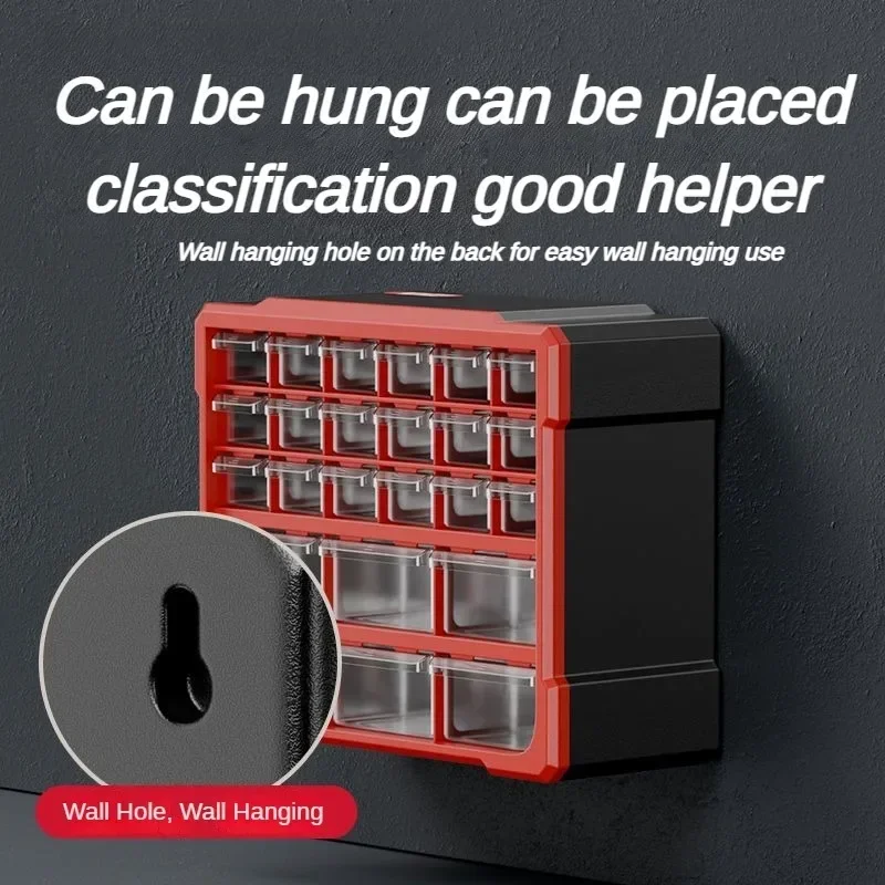 Hard Plastic Organizing Boxes Tool Parts Screw Storage Box  Tool Chest Drawers Working Professional  Home Tools Packaging