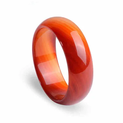 Red Copywriting Natural Chalcedony Agate Bracelet Jade Bangles Elegant Exquisite Jewelry Hand Accessories Crafts