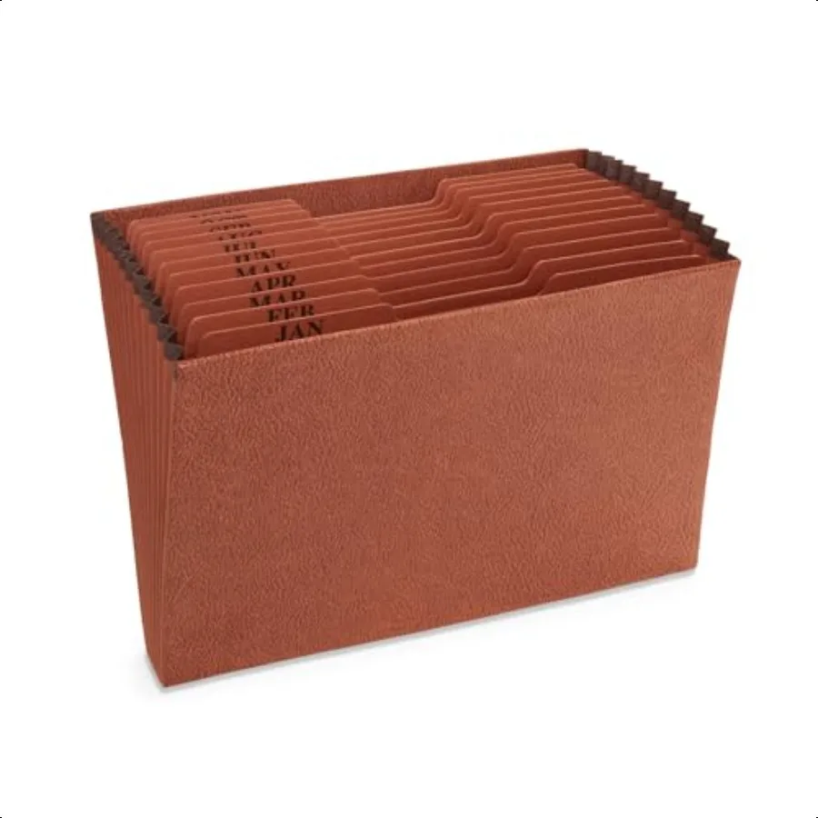 

Blue Summit Heavy Duty Expanding File Open Top Letter Size Monthly JanDec Organizer 12 Pockets