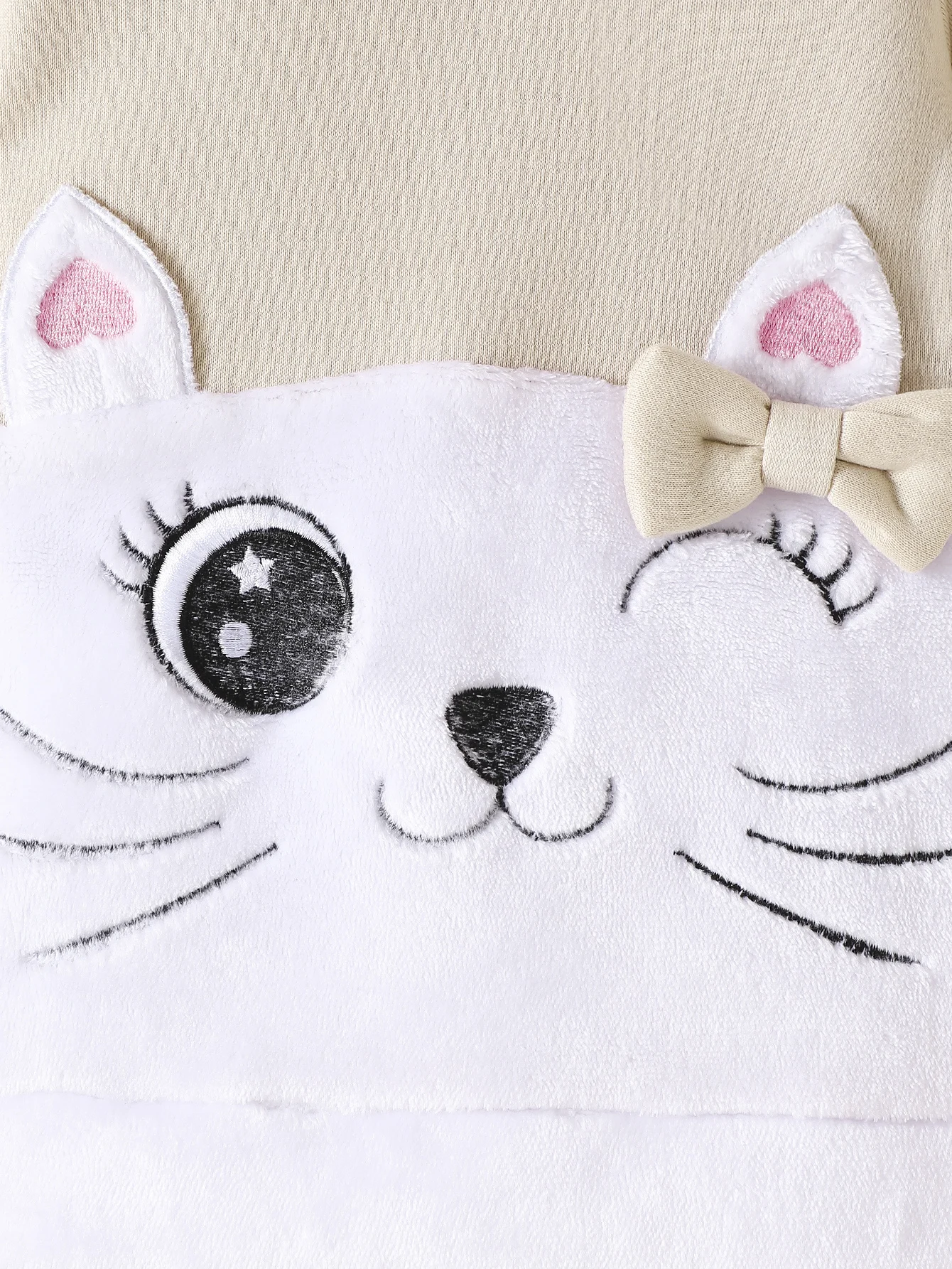 2PCS Spring Autumn Girls Dress With Round Neck Hat Long Sleeved Little Cat Cartoon Soft Top Fashionable Infant Child