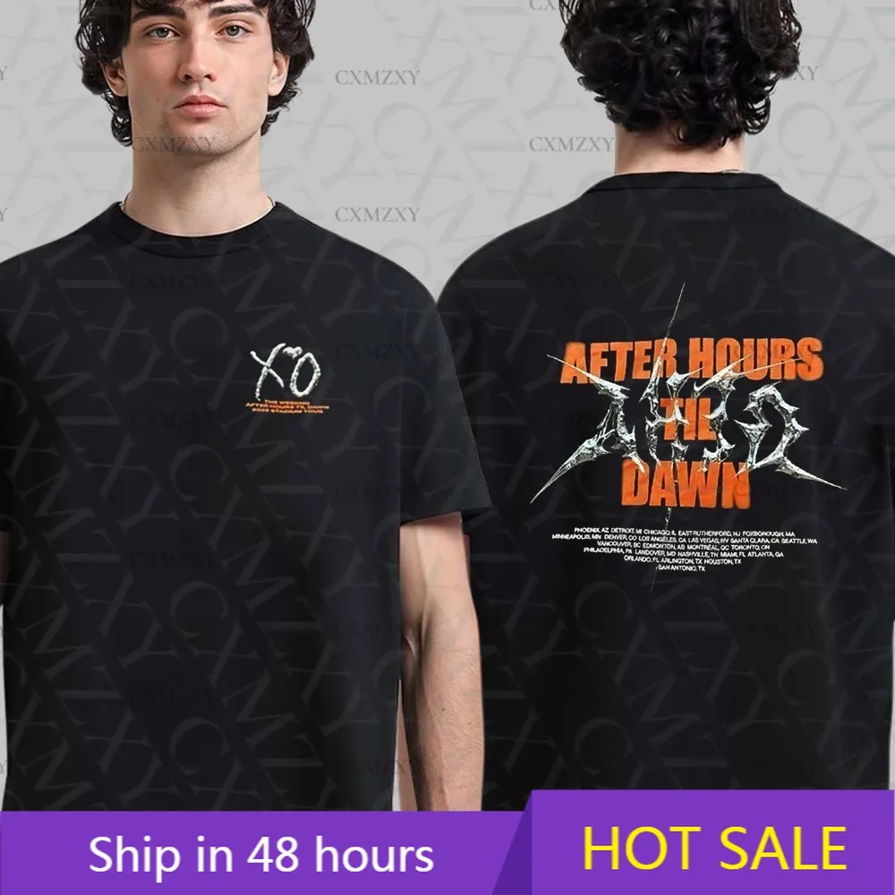 

The Weeknd After Hours Til Dawn Tour Merch 2025 T Shirt 2 Side Fan Gift S-3XL