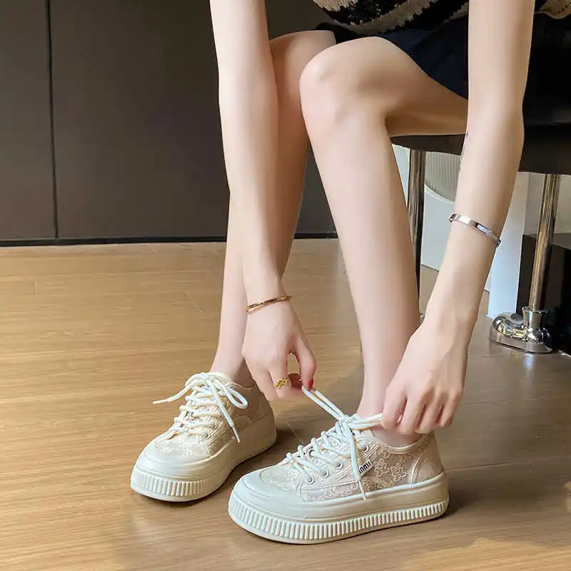 

Кроссовки-ботинки женские Platforme Spring White, дизайнерские, люксовые, для прогулок, баскетбола, спортивные, хит продаж