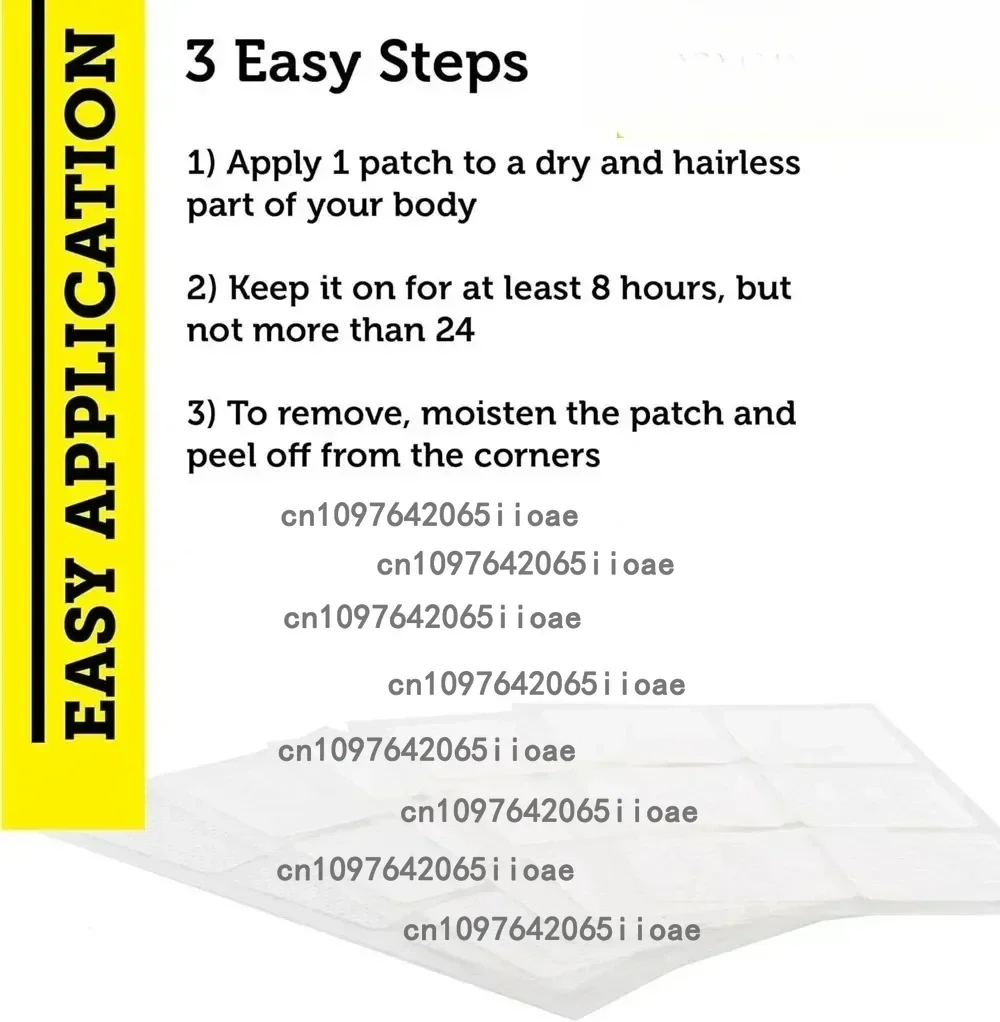 30 Patches Vitamin B Complex Transdermal Patches for Energy, Immunity and Mood Support