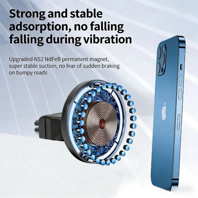 Applicable for BYD Equation Leopard 5 8 Titanium 7 Car mounted rear phone holder flat magnetic suction seat back rotation