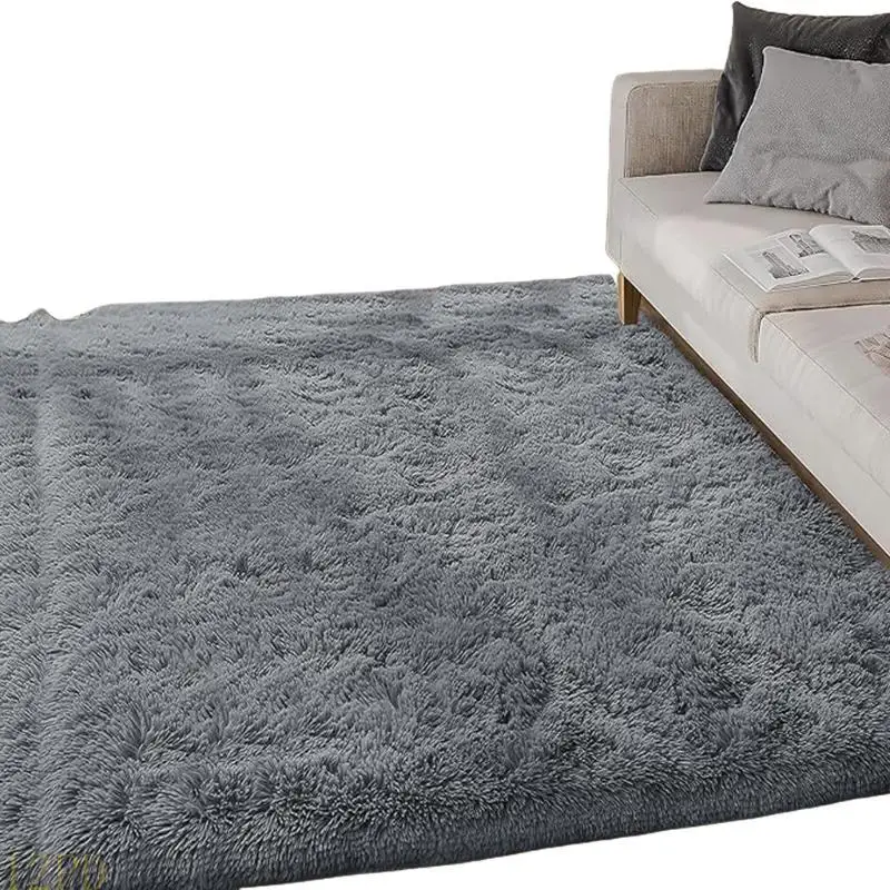 12PD Rectangles Fluffys Rugs Fuzzys Faux Wool Carpets Sofa Cushions Living Room Bedroom Decorative Floor Mats