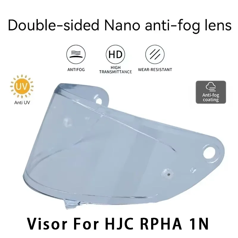

Helmet Visor for HJC RPHA 1N Motorcycle Double-sided Nano Anti-fog Lens Shield Motorbike Winter lenses Accessorie Glasses