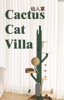 Cactus cat climbing frame solid wood wrought iron combined with cat tree cat nest integrated