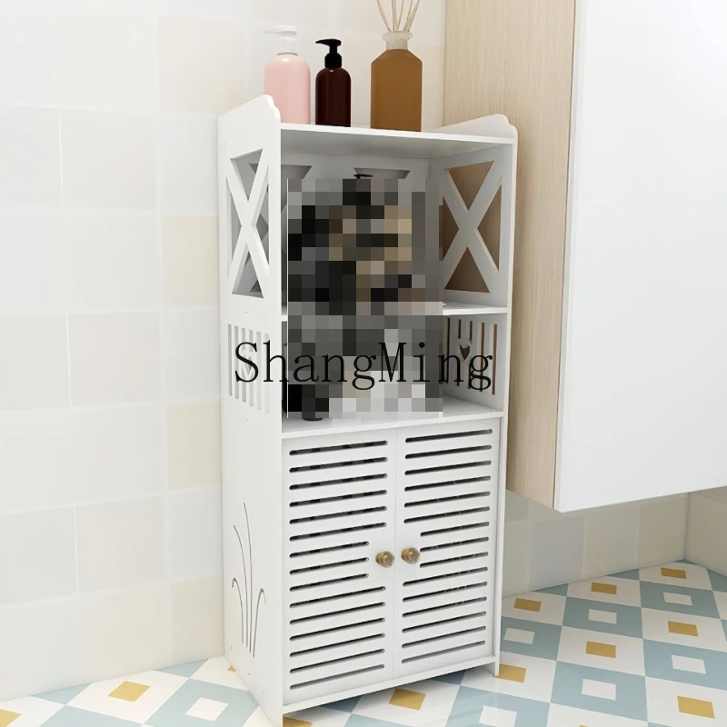 SM bathroom floor rack household multi-function cabinet large volume storage locker