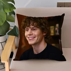 Pillowcases Evan Peters Cushion Cover 45x45cm 35x35cm Sofa Cushions Couch Pillows for Bedroom Home Decor Pillow Case