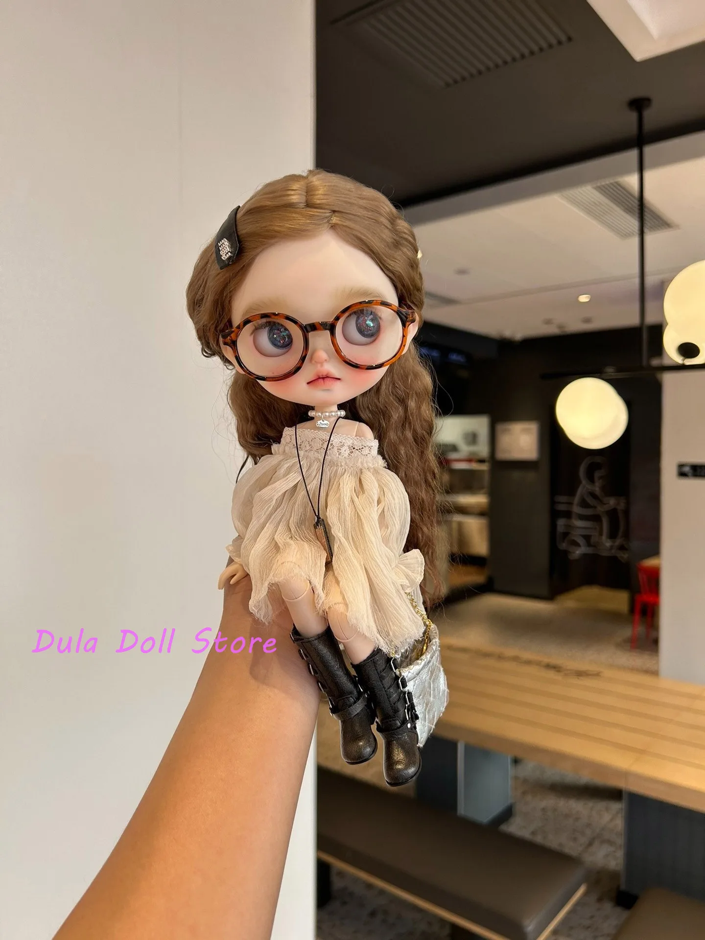 

Одежда для куклы Dula для Blythe Fairy, газовая юбка на одно плечо ob24 ob22 Diandian Azone Licca ICY JerryB 1/6, кукла Bjd