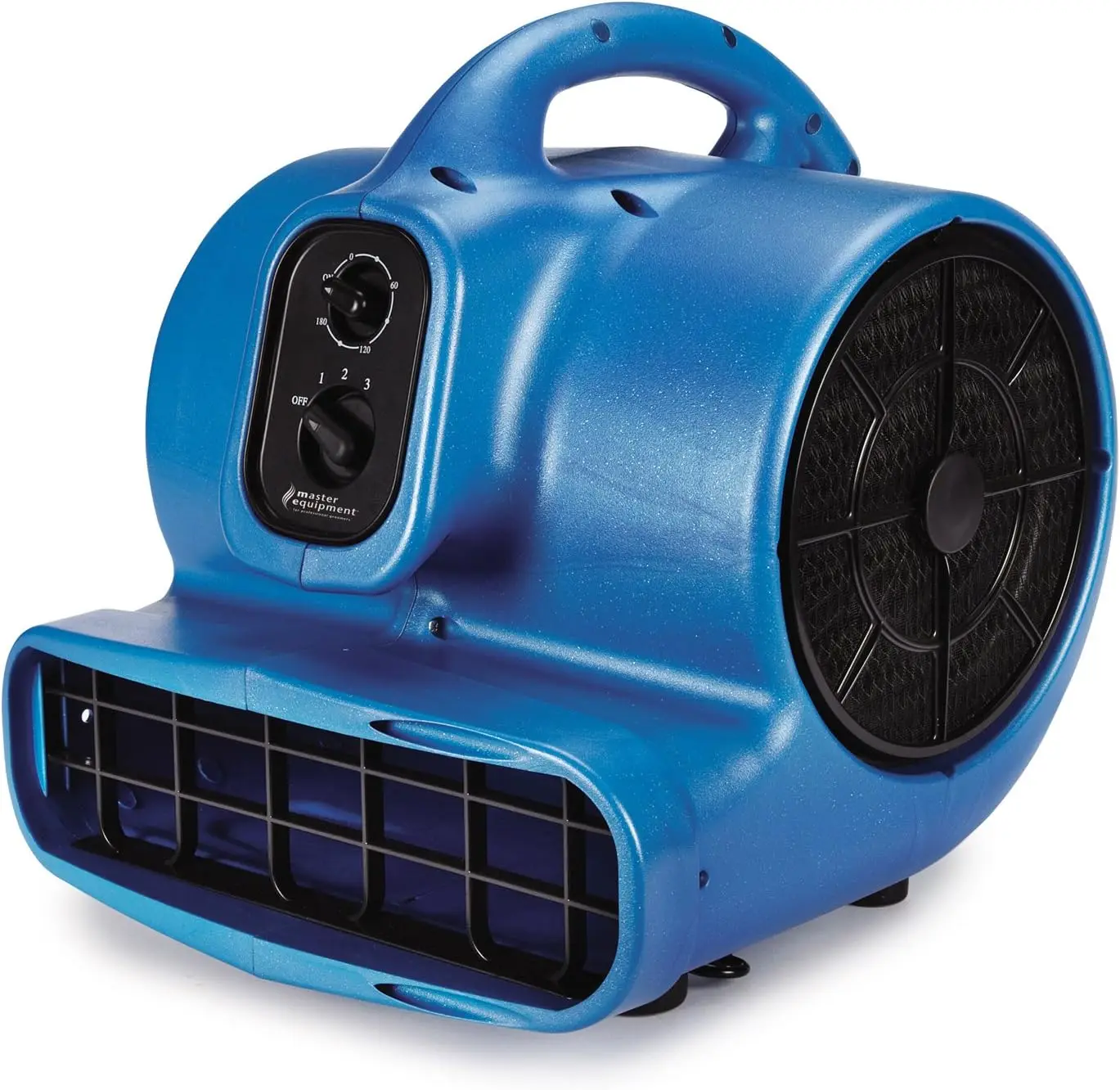 Blue Force Air Dryer with Cage – Quiet Pet Fur Dryer Offers 3 Speeds Up to 2,000 CFM, 0.33 HP