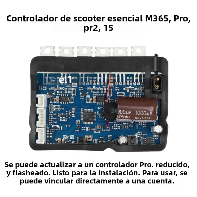 Controlador Modificado para Scooter con Barra de Cobre para Xiaomi M365 1S Pro Pr2 Essential, Placa Base del Controlador, 25Km/h, Pieza para Scooter Eléctrico