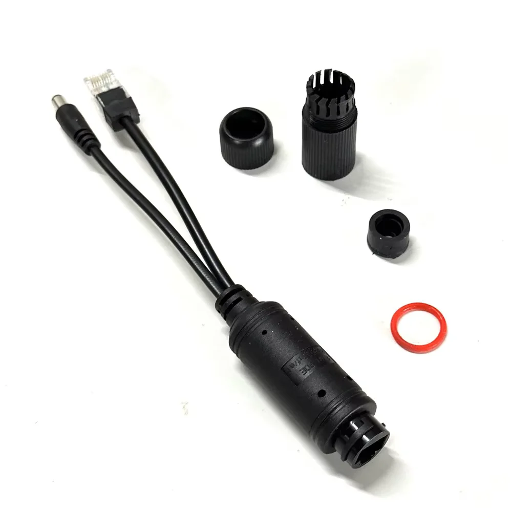 48V To 12V POE Spliter Waterprrof Video And Power Adapter Cable Supply Module Injector Extender for IP Camera Splitter Network