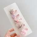 5pcs pink strawberry