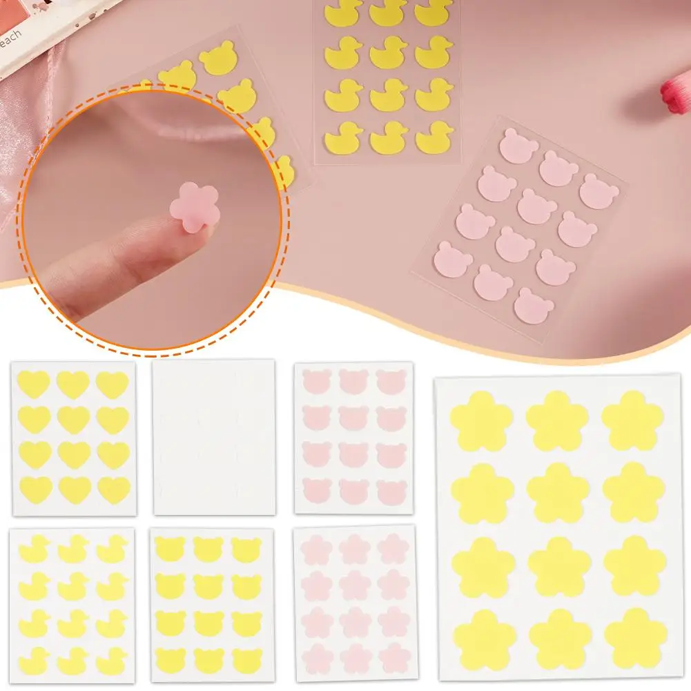 

New 12Pcs Star Pimple Coloful Invisible Face Stickers Makeup Spot Beauty Care Tool Removal Acne Skin G7G1