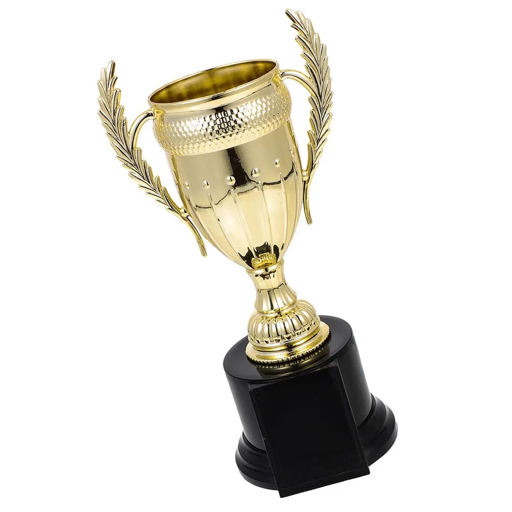 

1pc Children Trophy Plastic Gift Kids Competition Award Bright Color Excellent Workmanship Delicate Trophies Toy Football Rugby