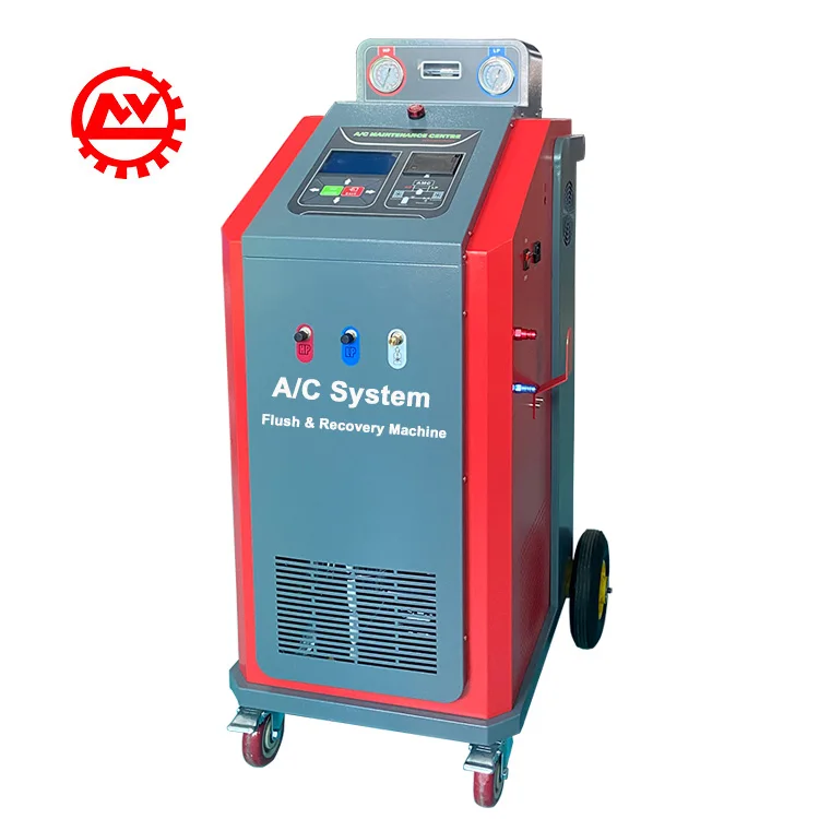 

Fully Automatic Air Condition System Service Station Flush and Recycling Refill Freon R1234yf R134a Car AC Recovery Machine