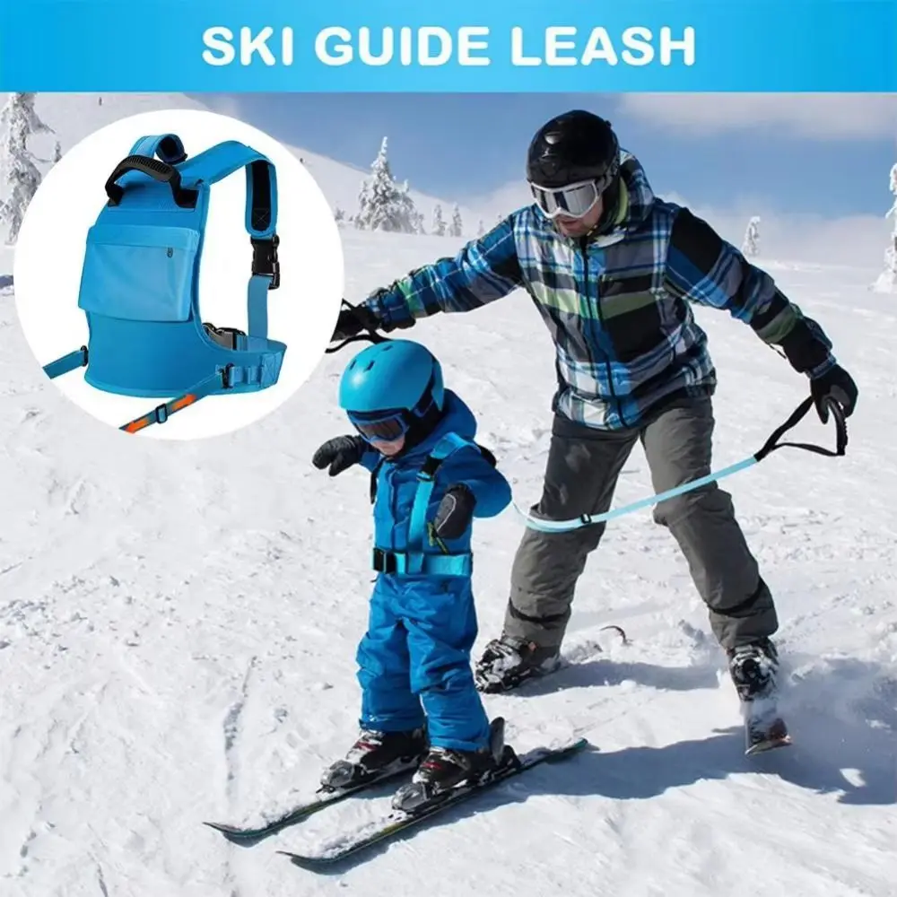 Adjustable Children's Traction Harness Backpack Lightweight Safety Snowboard Harness Speed Control Traction Safety Belt