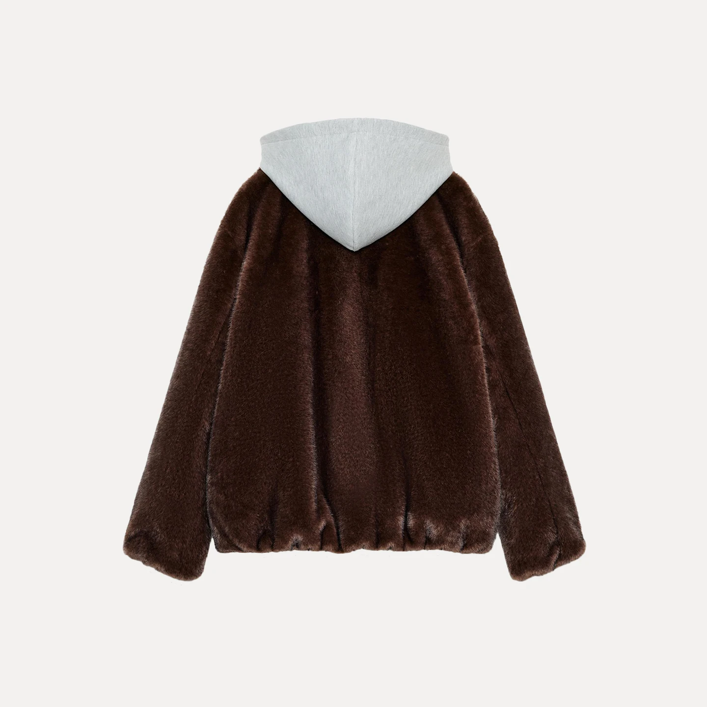 Z 2025 novo faion retalhos piloto jaet casaco feminino stand fit longo sve fechamento com zíper casual outerwear