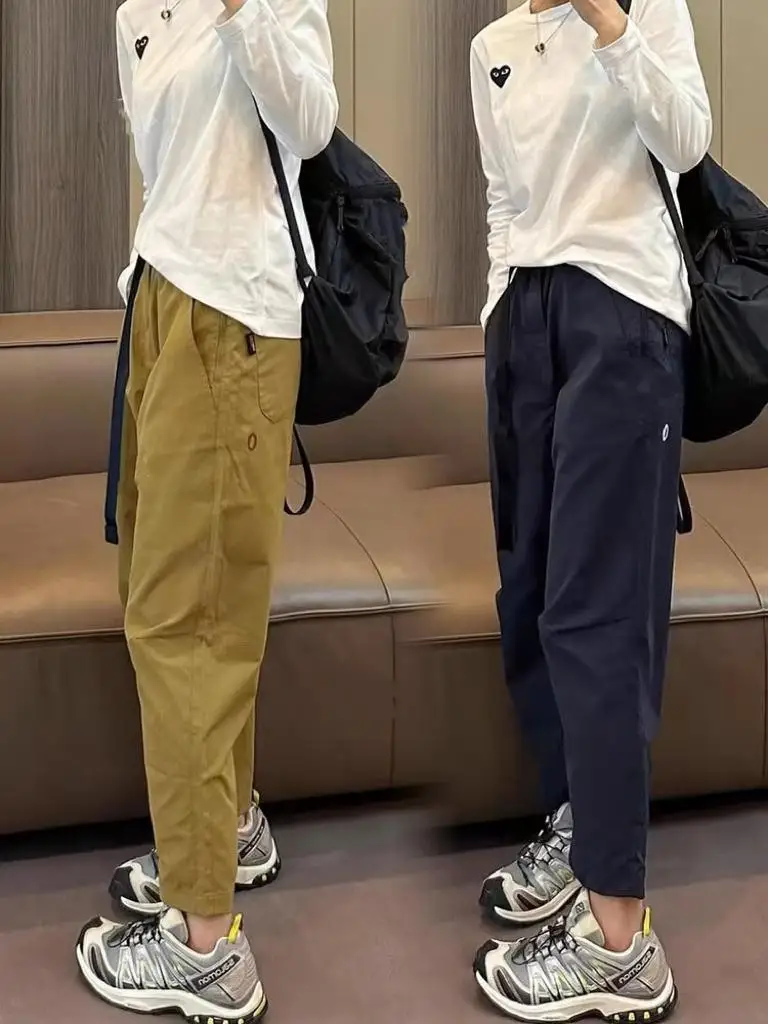 

Женские повседневные брюки свободного кроя для активного отдыха, дышащие, быстросохнущие, серия Mountain, с эффектом хлопка, Micro Cone