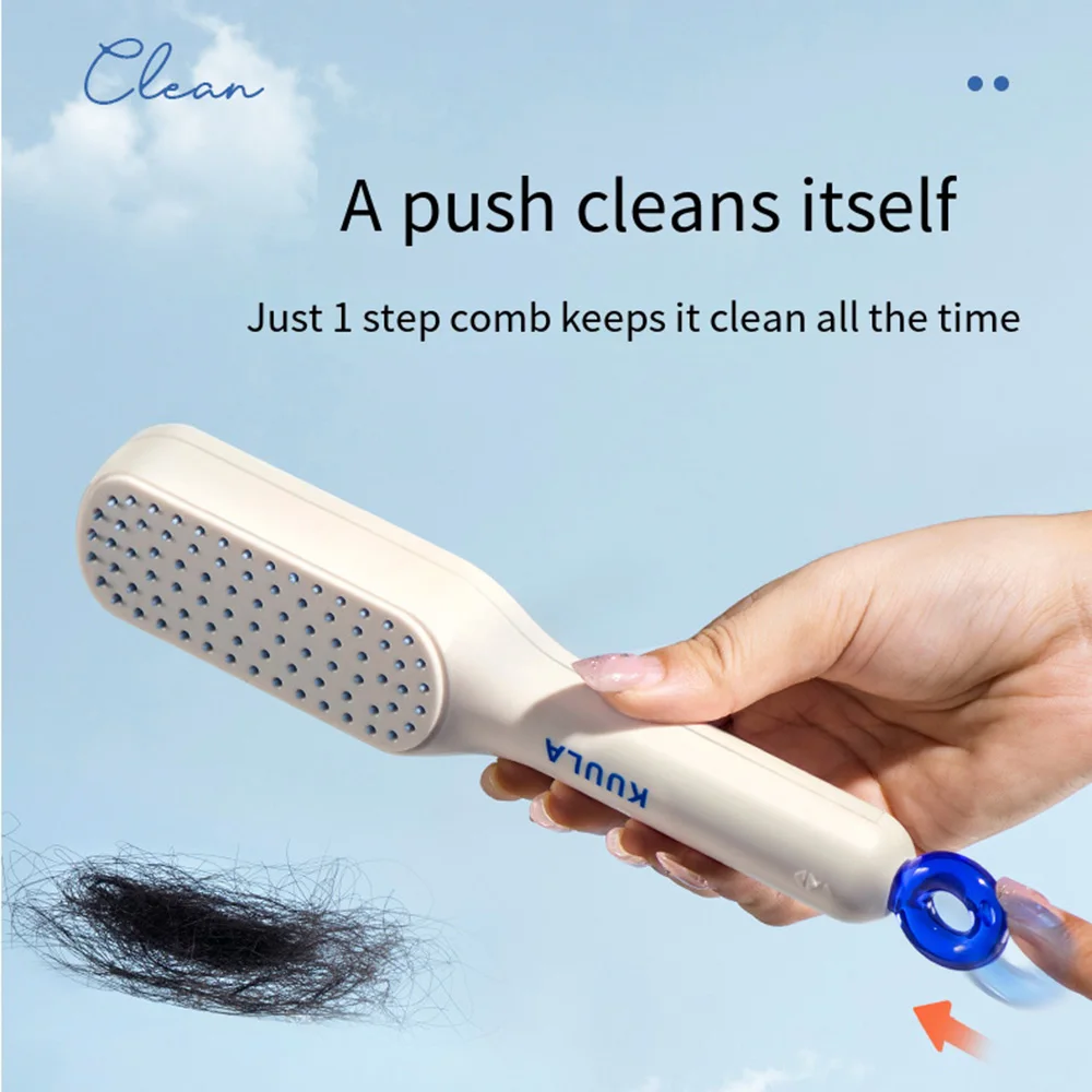 

Stretchable Comb Rotatable For Women Long Hair Household Anti-Static Scalp Automatic Cleaning Massage Smooth Hair Comb