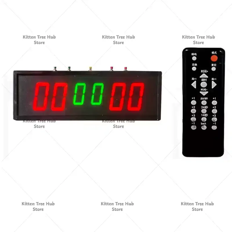 LED Electronic Flip Scoreboard Built-in Timer Digital Score Display Multi-sport Equipment For Table  Billiards Competition Use